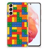 B2Ctelecom Samsung Galaxy S21 | Flexibel TPU bumper | Blokken