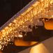 Salcar 5m LED-lichtgordijn ijsregen met 200 LED's, warm wit