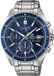 Casio Edifice Stainless Steel Men's Watch, Grey, Quartz, Sapphire Crystal, 46mm, Water Resistant to 10 ATM