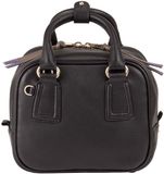 DUDU Skyline Handtas Leder 20.5 cm - Dames - Zwart