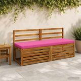 vidaXL - Bankkussen - VUGHT - Roze - 150 x 50 x 5 cm
