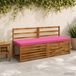 vidaXL - Bankkussen - VUGHT - Roze - 150 x 50 x 5 cm