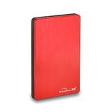 Blueendless Externe Harde Schijf, 6,35 cm (2,5 inch), USB 3.0, Draagbaar, Compatibel met PC, Mac, Laptop (Rood, 500, GB)