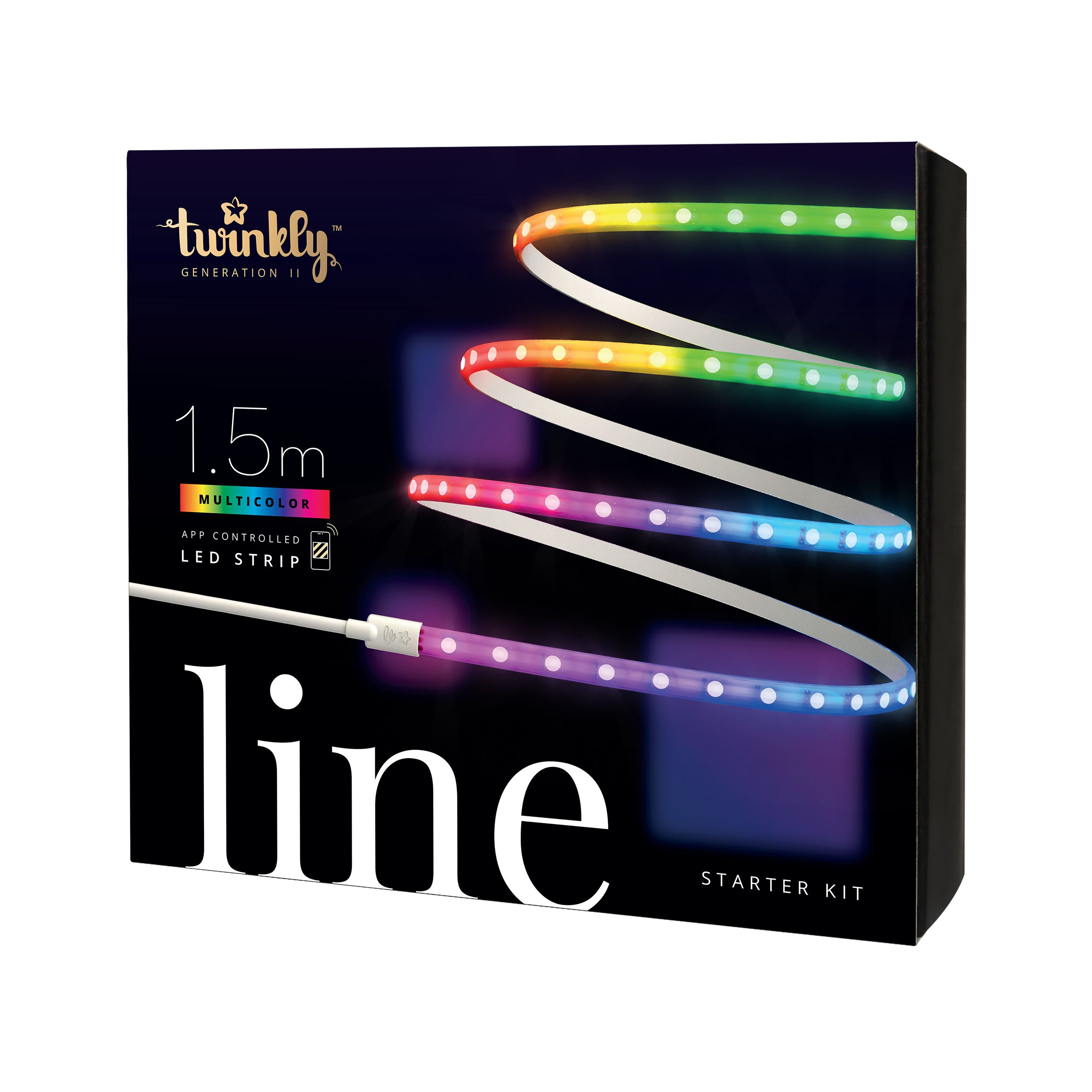 Twinkly Line - Universeel strooklicht LED - 2000 mm - RGB - Slimme verlichting