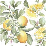 Ambiente Servetten Limoni 33x33cm