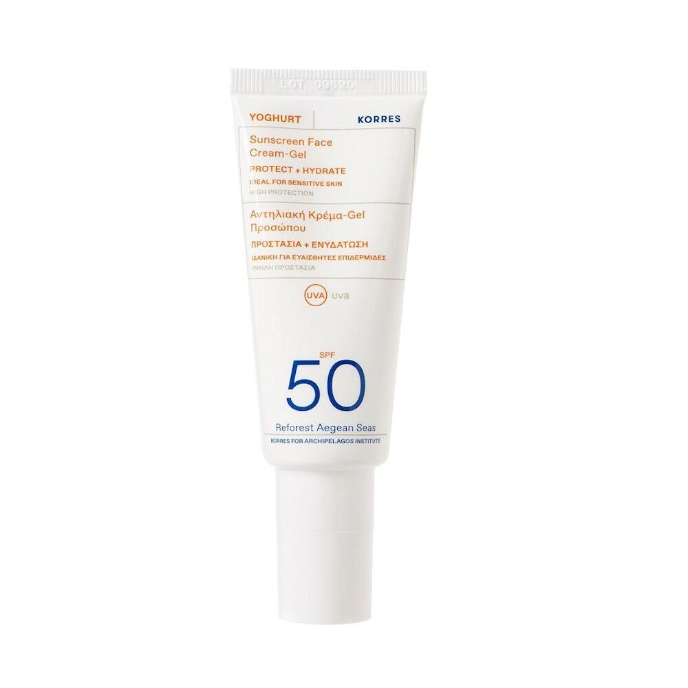 KORRES KORRES Yoghurt Sunscreen Face Cream-Gel SPF50 Zonbescherming 40 ml