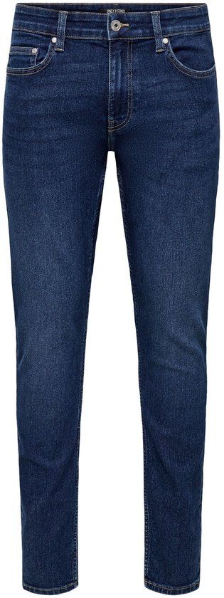 ONLY&SONS ONSLOOM SLIM 4377 EY BOX JEANS Heren Jeans W33 X L30 Blauw