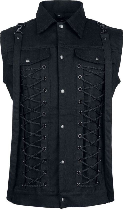 Vixxsin Nolen Mannen Heren Bodywarmer - Zwart - L