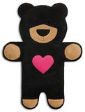 Leschi Warmtekussen Teddy Beer - Zwart