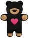 Leschi Warmtekussen Teddy Beer - Zwart