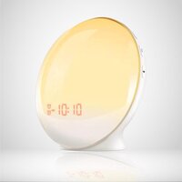 Nuvoo Wake-Up Light - Sleep Light - USB - Radio - Alarm Clock - White