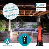 Nedis SmartLife Patio Heater - 1200W - Wi-Fi - Black
