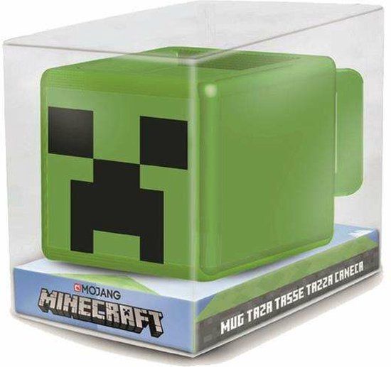 STOR Minecraft 3D Mok Creeper Face