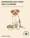 Homemade Dog Food Meal Planner: A Visual Nutrient Tracker and Weekly Recipe Logbook