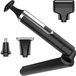 Merkloos Bodygroomer Mannen - Body trimmer Heren - Body Shaver Mannen - Lichaam Groomer - Draadloze tondeuse met verstelbare verlenging, waterdicht - Zwart