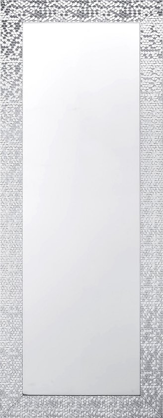 Beliani Wandspiegel zilver 50 x 130 cm MARANS