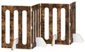 Syfax Opvouwbaar huisdierhek 4 st 201 x 38 x 70 cm