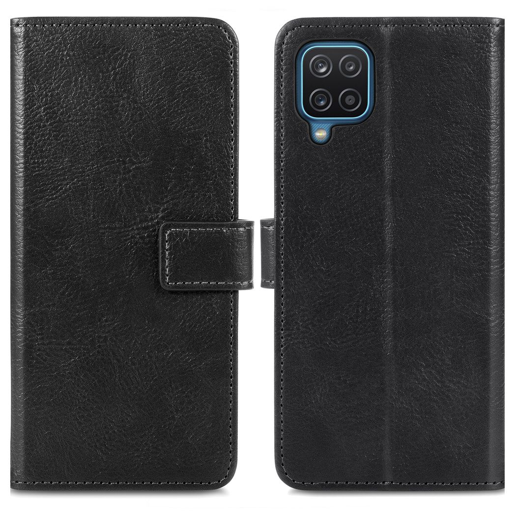 imoshion Booktype voor de Samsung Galaxy A12 - Zwart - Kunstleer