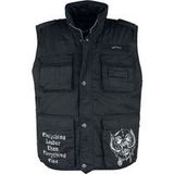 Motörhead Brandit Motörhead Bodywarmer - Ranger Vest - Zwart - S tot 5XL