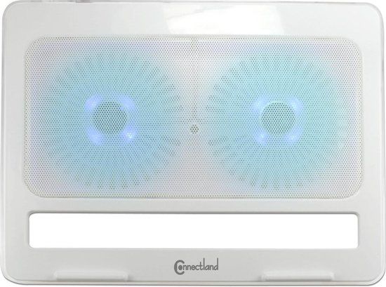 Alpha Omega Players Connectland CL-NBK68019 notebook cooling pad 43,2 cm (17'') Wit