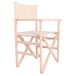 Mueblear 1001 Regie-stoel, met canvas en ongeverfd hout 51,5 x 46 x 86 cm Broten