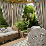 Eurofirany 448509 Sheer Polyester Gordijn & Overgordijn, Beige, 1550x2400 mm