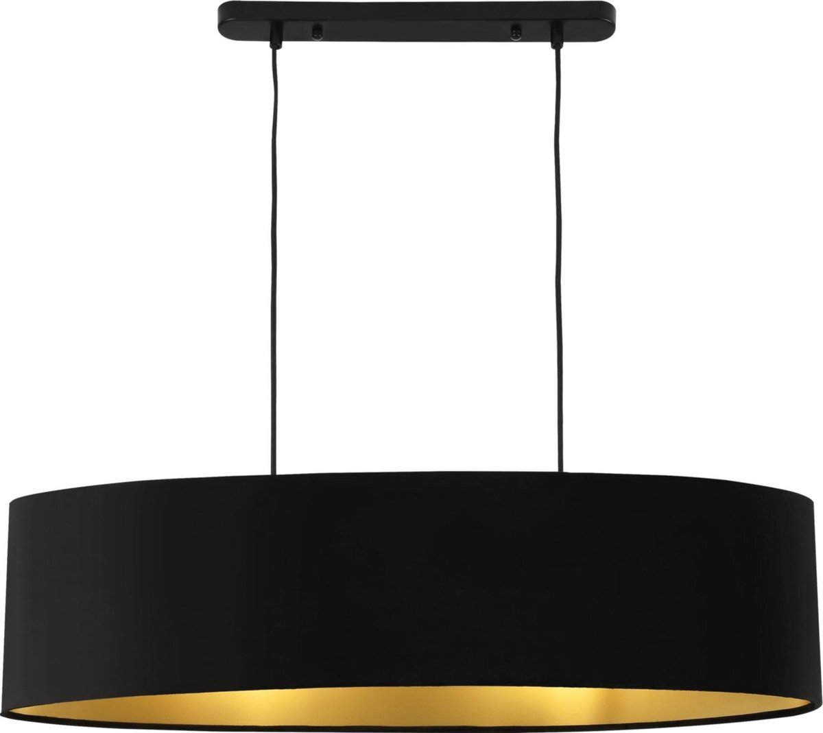 lux-pro Stijlvolle hanglamp Minsk 2xE27 zwart