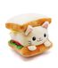 Joy Toy - Yummie Cats: katten toast pluche 23 cm