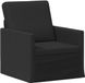 vidaXL Canapé une place Noir 70 x 81 x 82 cm Tissu