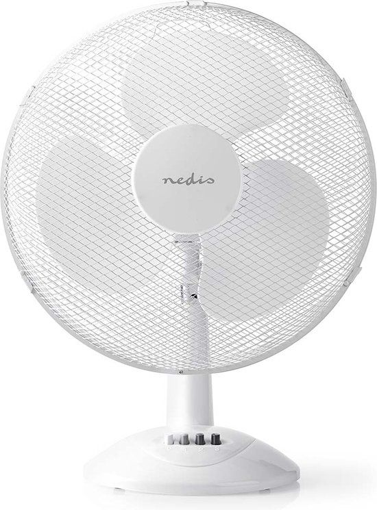 Nedis Tafelventilator - 40cm - 45W - Wit