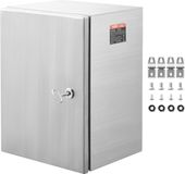 VEVOR Schakelkast 50 X 40 X 20 Cm Elektrische Behuizing 304 Roestvrijstalen Wandgemonteerde Behuizing voor Elektrische en Elektronische Apparatuur Ip66 Waterdicht