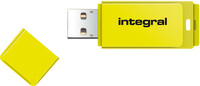 Integral 32GB USB2.0 DRIVE NEON YELLOW INTEGRAL 32 GB