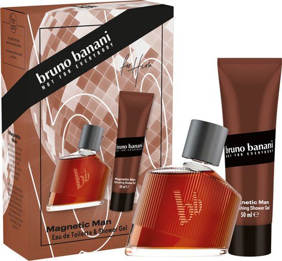 Bruno Banani Magnetic Man Geschenkset - Eau de Toilette 30 ml + Showergel 50 ml
