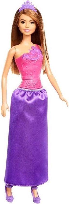 Barbie GGJ95 Princess doll - Prinses met bruin haar - pop 32cm
