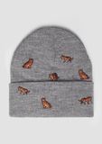 s.Oliver Kinder Beanie Dierenprint Grijs Polyacryl