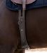 WALDHAUSEN Lederen zadelriem Sleek, zwart, 135 cm