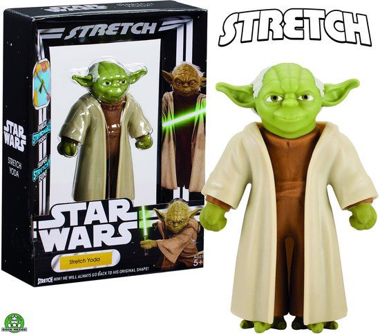 GP TOYS Star Wars Stretch Yoda - Rekbare Actiefiguur - 15 cm