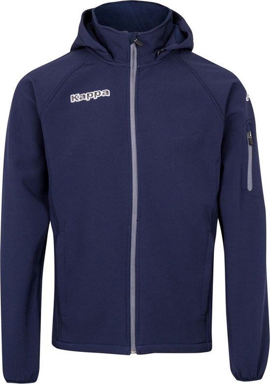 Kappa Valas Jas Heren Blauw Maat M - Voetbal Jack