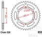 Jt Sprockets 520 Jtr855.48 Steel Achtertandwiel Zilver 48t