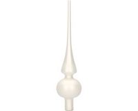 Decoris Kaemingk B.V. Winter wit glazen piek mat 26 cm