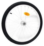Chariot de vélo pour chien Roue de secours - 20 x 1,75 pouce - Pneu à chambre à air avec valve Schrader
