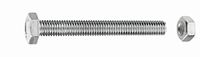 Connex Zeskantschroeven M10 x 50 mm, roestvrij staal, DIN 933, 1000 g, KL4531050