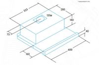 Edesa ECT-6411 WH Semi-inbouw (uittrekbaar) Wit