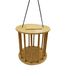 Dehner Accessoires voor kleine dieren hooiop natuurlijk, Ø 23 cm, hoogte 23 cm, hout, natuur