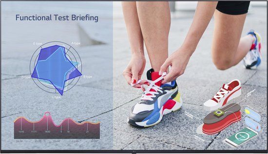 LG 55UL3J-E 55" 4K Ultra HD Digital Signage Display - Blauw