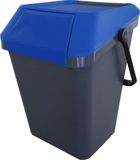 Vepa Bins EasyMax afvalemmer 45 liter grijs, blauw