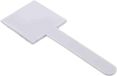 RS PRO Kabelhouder haakclip zelfklevend aluminium wit 25,4 mm x 7,9 mm x 69,8 mm, verpakking van 100 stuks