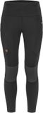 Fjallraven Abisko Trekking Pro Dames Tights Black-Iron Grey XXS
