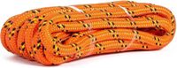 Merkloos / Sans marque Traxis Polypropyleen Touw - 14mm - 10m - Stevig en duurzaam - Drijvend - Voor Klussen, Boot, of Kamperen - Geel/Zwart