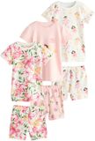 Next - Meisjes - Verpakking van 3 korte pyjama's - Roze